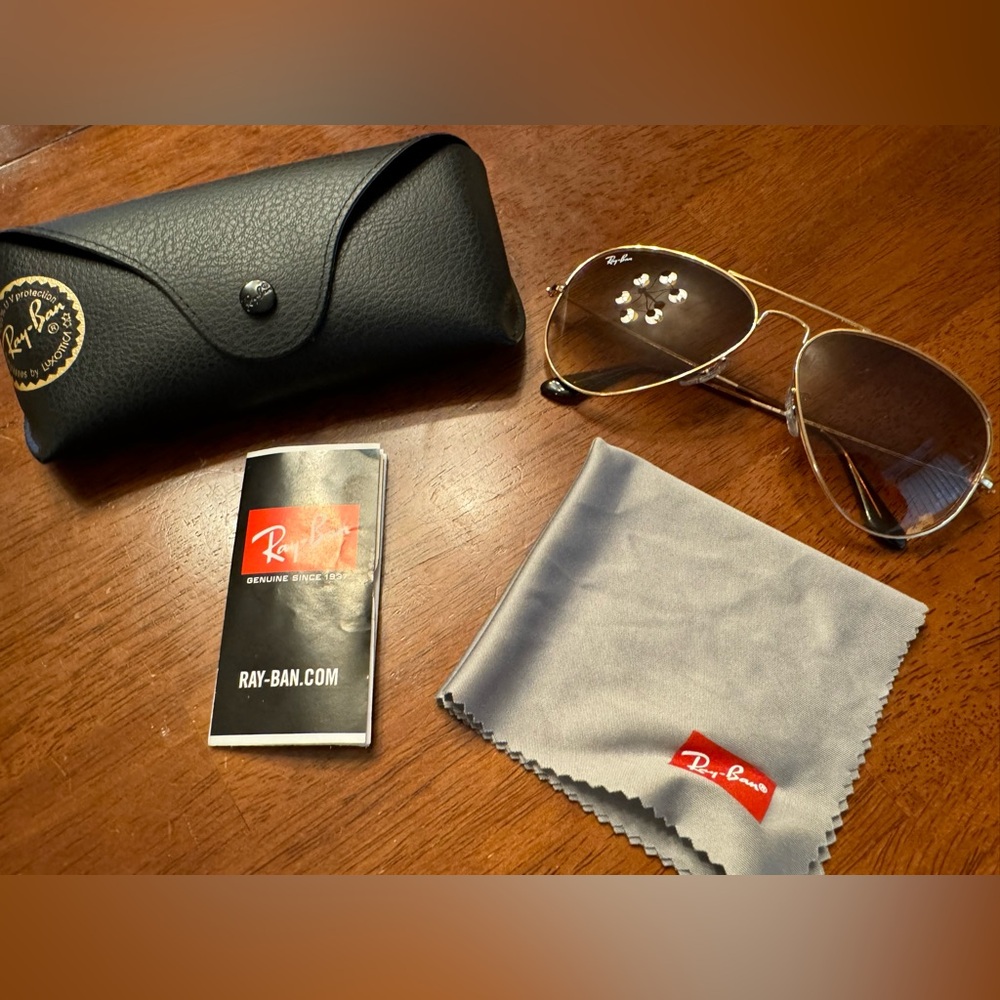 60mm RAY BAN aviators